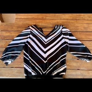 White House Black Market stripe top